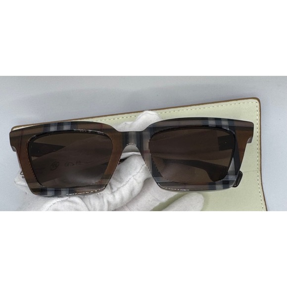 Burberry OBE4392U Briar Check Brown Sunglasses Italy Designer Eyewear